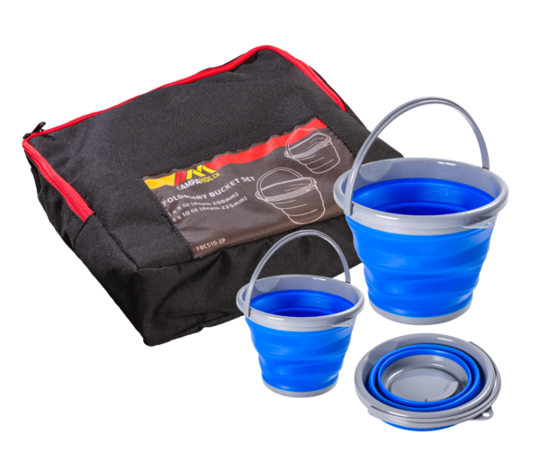 Fold Away Bucket Set 2Pc  10L & 5L