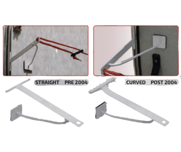 Single Caravan Washing line 7m Rope, 6 pegs & 1 Rope-slider