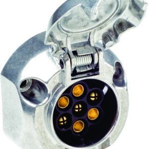 FEMALE 7 PIN METAL TRAILER SOCKET